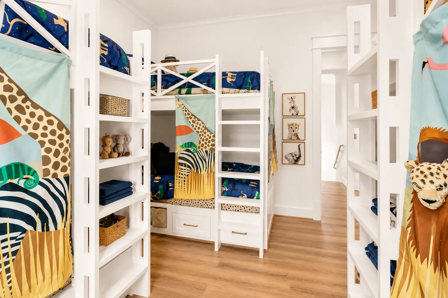 Bunk beds and toys in the children's room